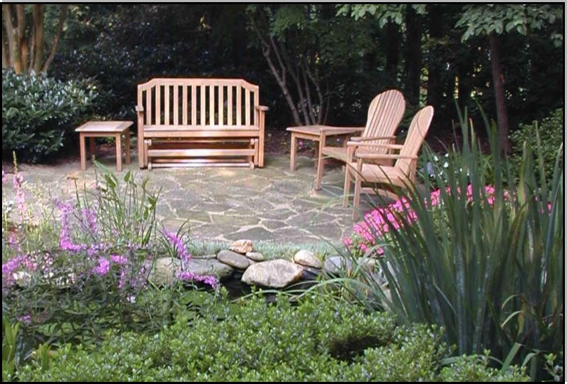 Patio irregular flagstone